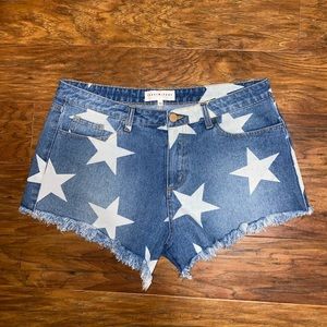 Lizard Thicket Star Jean Shorts